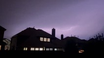 Thunderstorms put on a light show in Texas