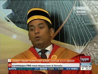 Khairi selar persatuan sukan hantar atlit senior