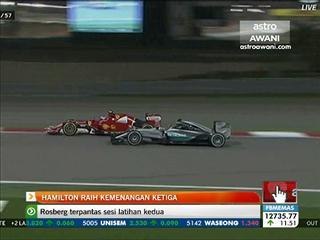 F1 GP Bahrain: Lewis Hamilton raih kemenangan ketiga