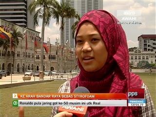 Ke arah bandar raya bebas styrofoam