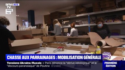 Скачать видео: Présidentielle: dans les partis, la chasse aux parrainages bat son plein