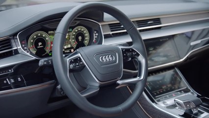 Der aufgewertete Audi A8 - Reduktion als Gestaltungsmittel - der Innenraum