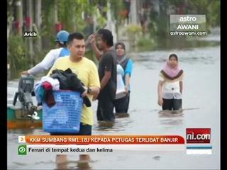 KKM sumbang RM1.18 juta kepada petugas terlibat banjir