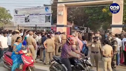 ஆவடி மாநகராட்சியில் வாக்கு எண்ணிக்கை மையம் பரபரப்பாக காணப்படுகிறது