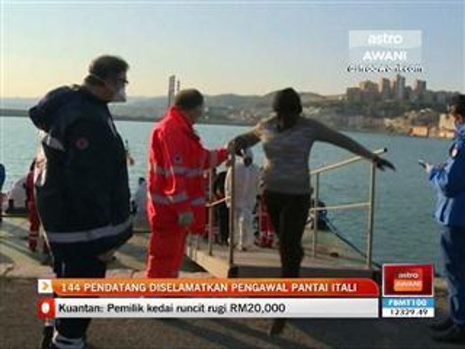 144 pendatang diselamatkan pegawai pantai Itali