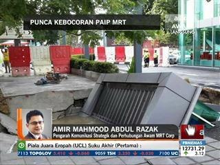 Punca kebocoran paip MRT di Bukit Bintang