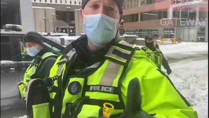 MARTIAL LAW: Canadian Police Grab Woman's Phone, Threaten Her with Arrest