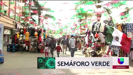 Baja California pasa a semáforo epidemiológico verde.