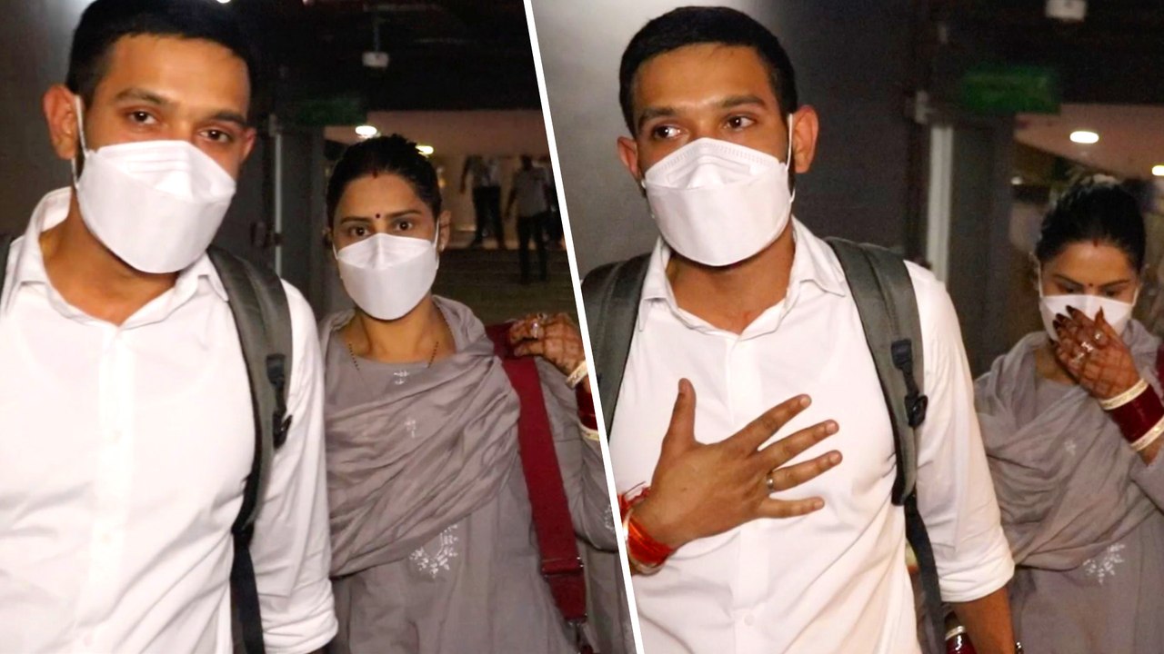 Vikrant Massey And Sheetal Thakur Makes First Public Appearance After Wedding