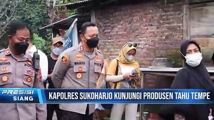 Kunjungi Sentra Pengerajin Tahu, Kapolres Sukoharjo Terima Keluh Kesah Perajin Tahu