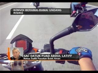 Ketua Trafik Pasukan Bukit Aman: Konvoi beramai-ramai undang risiko