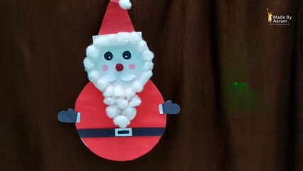 How to make Santa Claus Wall hanging  Making Santa Claus Wall hanging with CD