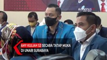 AHY Kuliah S3 Secara Tatap Muka di Unair Surabaya