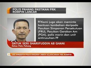 295 anggota polis dikerah jamin kelancaran PRK Rompin