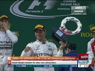 Hamilton dominasi Litar Antarabangsa Shanghai