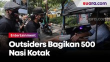 Teruskan Kebiasaan Jerinx SID, Outsiders Bagikan 500 Nasi Kotak ke Masyarakat