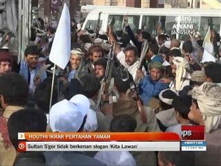 Houthi ikrar pertahan Yaman