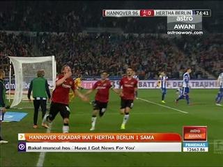 Hannover sekadar ikat Hertha Berlin 1 sama