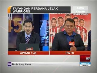 Tayangan perdana jejak warriors
