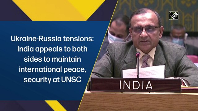 De-escalation of Russia-Ukraine tensions immediate priority: India at UNSC