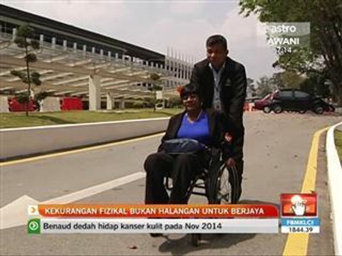 Kekurangan fizikal bukan halangan untuk berjaya