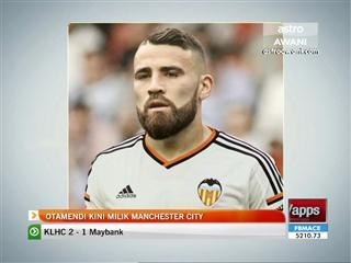 Nicolas Otamendi kini milik Manchester City