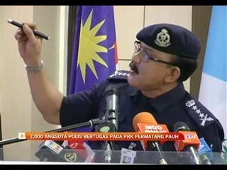 2,000 anggota polis bertugas pada PRK Permatang Pauh