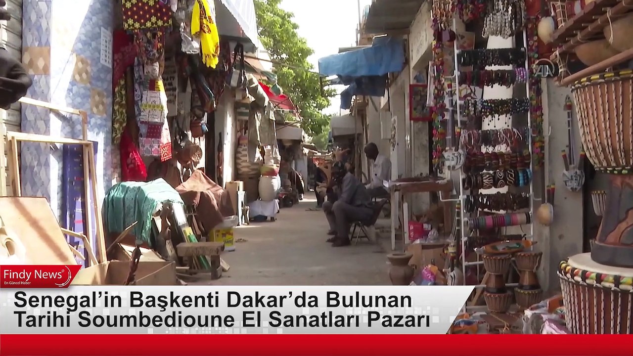 Senegal’in Başkenti Dakar’da Bulunan Tarihi Soumbedioune El Sanatları Pazarı