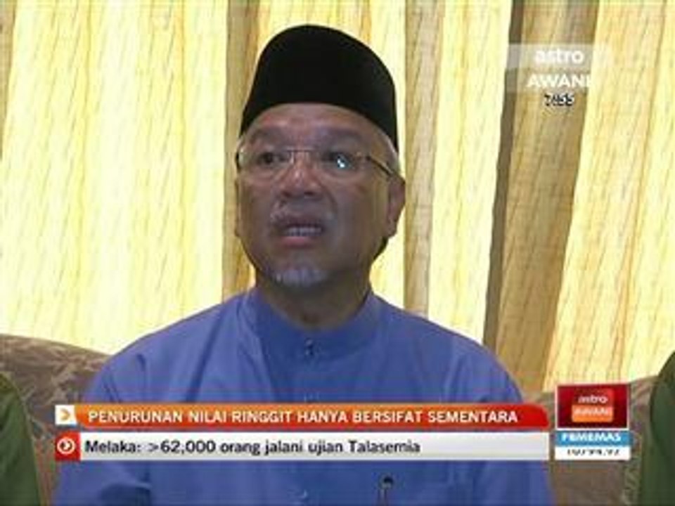 Penurunan nilai ringgit hanya bersifat sementara
