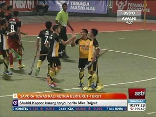 Sapura tewas kali ketiga berturut turut