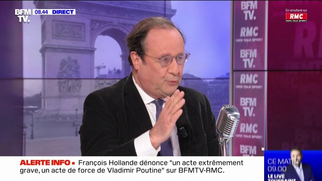 François Hollande: Militairement, nous ne pouvons pas accepter que la Russie continue d'avancer