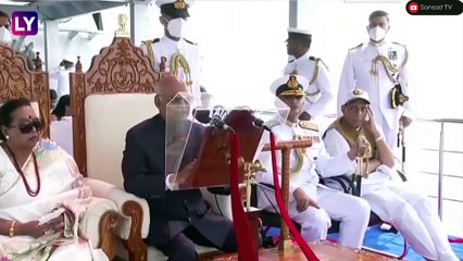 विशाखापट्टणम येथे President\'s Fleet Review 2022 आयोजित, नौदलाची तयारी पाहून Ram Nath Kovind यांनी व्यक्त केले समाधान