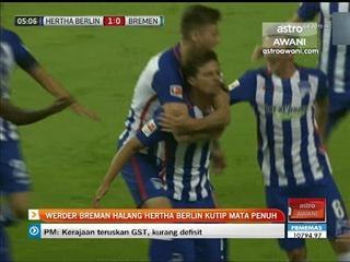 Werder Breman halang Hertha Berlin kutip mata penuh