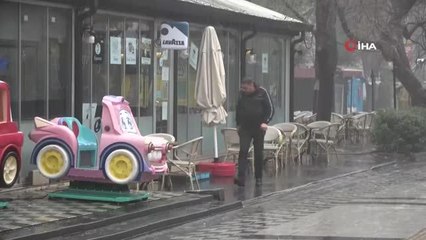 Kırklareli'nde sağanak yağış