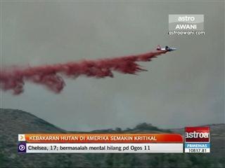 Kebakaran hutan di Amerika semakin kritikal