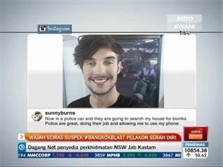 Wajah seiras suspek #bangkokblast pelakon serah diri