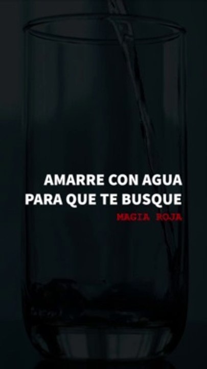 AMARRE CON AGUA