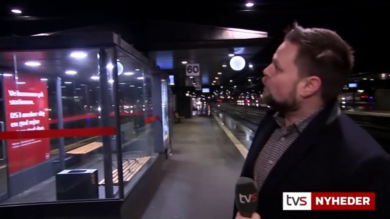 Storm indstiller togdriften i det meste af landet | Stormen Nora | DSB | Leif Fabrin | Fredericia | 18-02-2022 | TV SYD @ TV2 Danmark