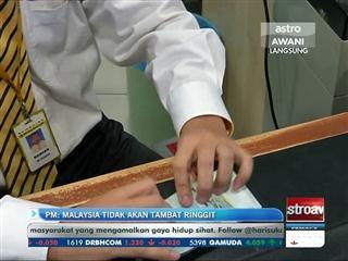 PM: Malaysia tidak akan tambat ringgit