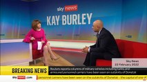 Sajid Javid tells Sky News the Russia invasion of Ukraine has begun