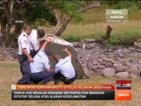 Pencarian serpihan MH370 di Pulau Reunion dihentikan
