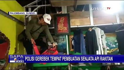 Polisi Gerebek Tempat Perakitan Senjata Api di Palembang, Pemilik Rumah Kabur!