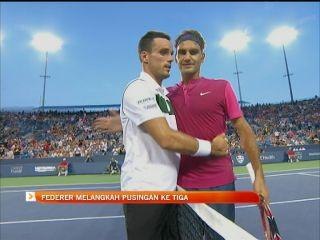 Roger Federer melangkah pusingan ke tiga