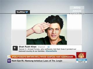 #SaluteSelfie bintang Bollywood sempena hari kebangsaan