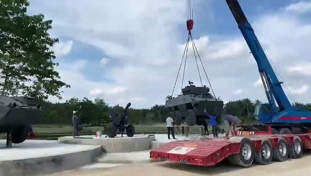 吉拉央百乐公园 添景观 “大炮车”来了