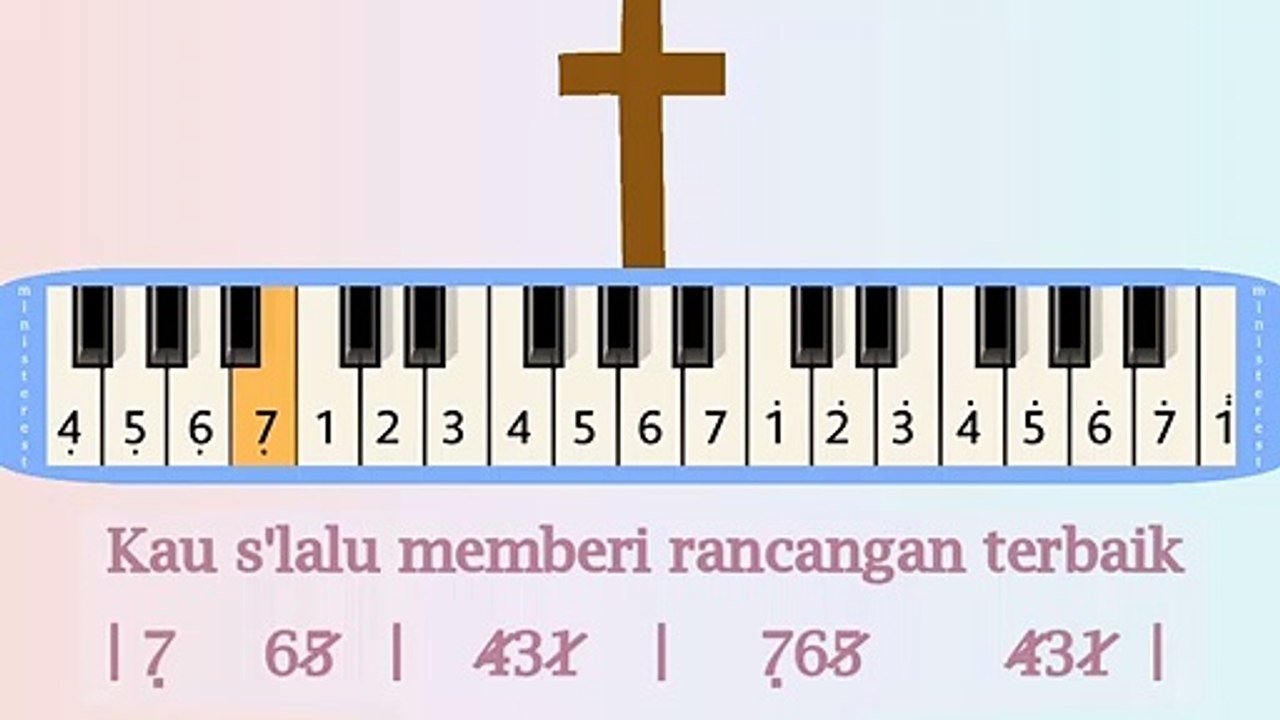SENTUH HATIKU (MARIA SHANDI): PIANIKA ❲MELODICA❳ TUTORIAL | LAGU ROHANI