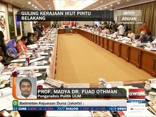 Guling kerajaan ikut pintu belakang