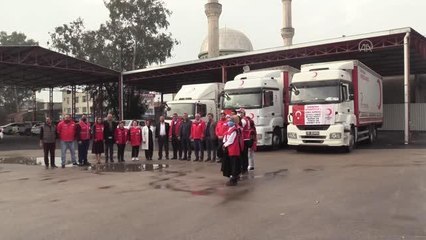 Afganistan'a insani yardım malzemeleri gönderildi