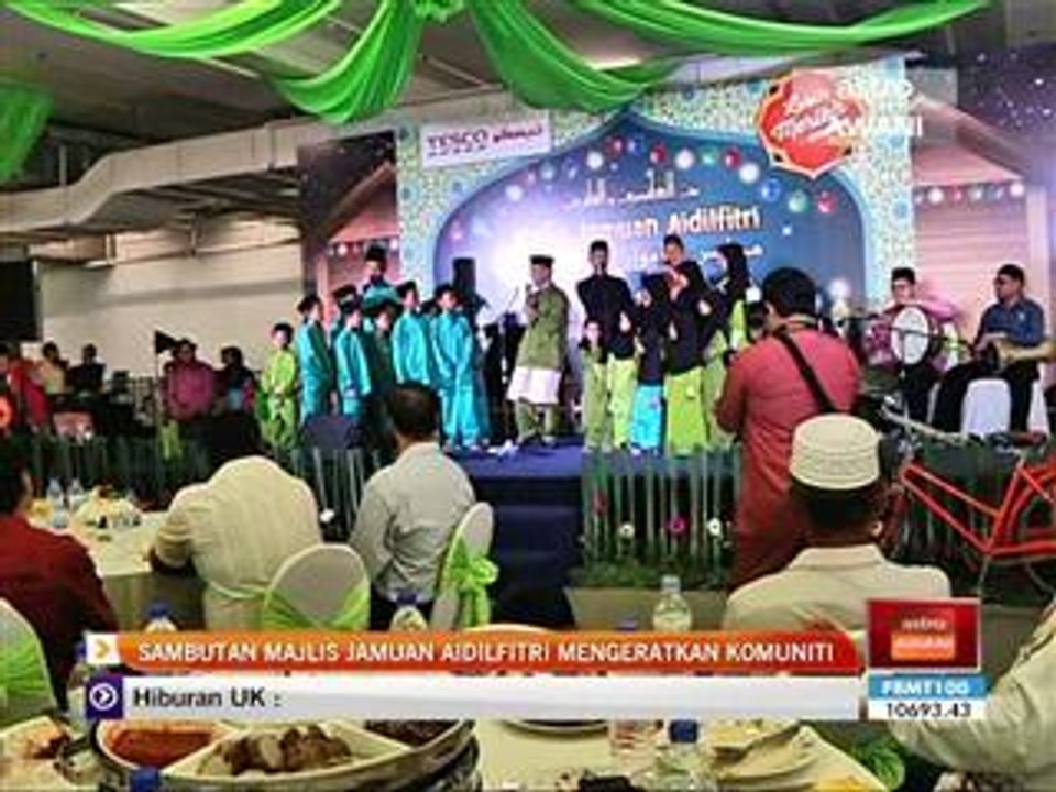 Sambutan Majlis Jamuan Aidilfitri mengeratkan komuniti
