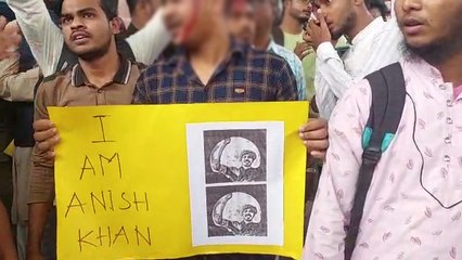 আনিস-কাণ্ডের প্রতিবাদে কলকাতায় 'আজাদি' স্লোগান! মিছিল থেকেই নবান্ন অভিযানের ডাক